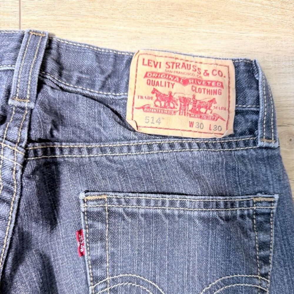 Levi's Grey Straight Leg Jeans
